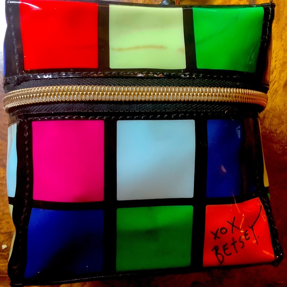 Betsey Johnson Rubiks Cube 80s Crossbody Bag Purse